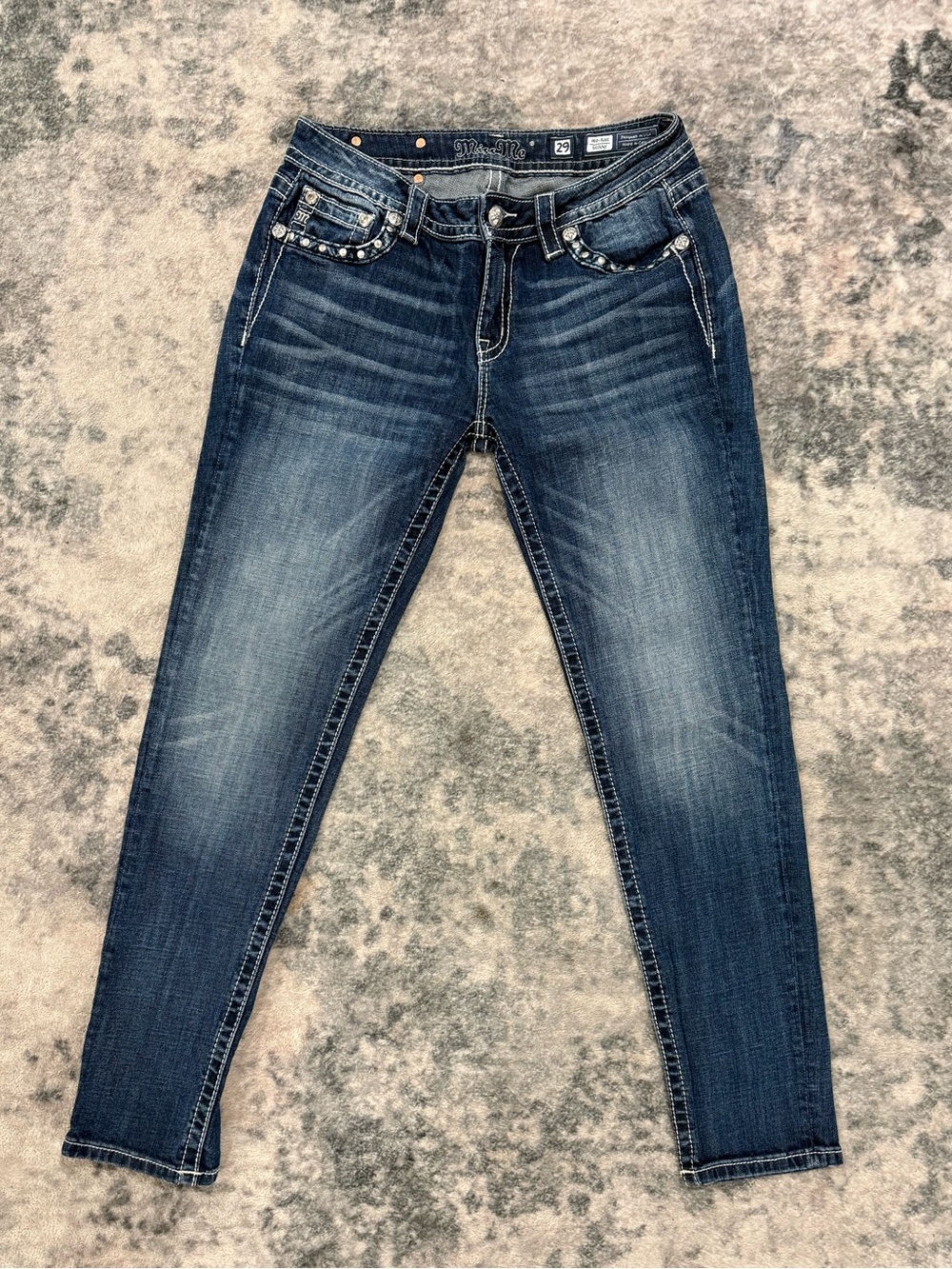 RARE Y2K Miss Me Embellished Women's Jeans - Picture 5 of 6